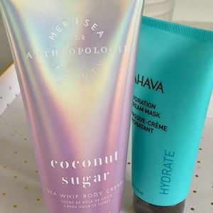 Body cream and hydration mask